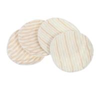 ZUNOXAZ 4pcs Washable Breast Pads for Women Leak-Proof and Highly Absorbent Cotton Nursing Pads for Carrying in A Handbag Or Outdoor Use