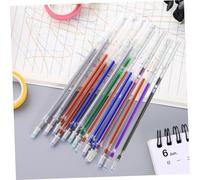 ZUNOXAZ 50 Pcs Colorful Gel Pen Refills with Glitter Ink Pen Replacements for School Smooth Writing Non Scratch Tips Multi Color for Students