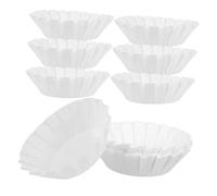 ZUNOXAZ 50pcs Basque Paper Cupcake Liners Greaseproof Baking Cases for Cupcakes Small Cakes Chocolates Food-Safe No Odor Non-Fading Wrappers for Birthday Wedding Shower Desserts