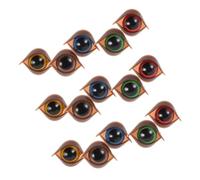 ZUNOXAZ 50PCS Crochet Safety Eyes with Double Eyelid and Washers for DIY Supplies Realistic Plastic Doll Eyes for Stuffed Animals and Handmade Crochet Dolls