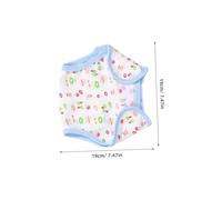 ZUNOXAZ 5pcs Adjustable Cotton Doll Diapers for Dolls Reusable Realistic Nappies Underwear for Pretend Play Educational Dollhouse Accessories to Enhance Life Skills and Creative Nurturing