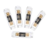 ZUNOXAZ 5pcs Automotive Fuse Holder Box with Cover Durable and Construction Compact Space Saving Design Includes Spare Fuses for Car Audio Rv Truck Boat Electrical Protection