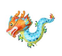 ZUNOXAZ 5pcs Foil Balloons for Chinese Year Party Decorations Burst Resistant Balloon for Spring Festival Celebration Easy to Inflate and Reuse