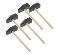 ZUNOXAZ 5pcs Mini Wooden Hammer for DIY Projects Educational Tools for Creative Play and Imagination Development for Home and School Activities