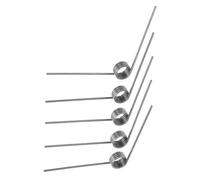 ZUNOXAZ 5PCS Refrigerator Door Spring Replacement Silent Hinge Technology Noise Reducing Flapper Spring for Electronics Refrigerator Parts Compatible with French Door and Standard Fridge