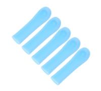 ZUNOXAZ 5pcs Silicone Ear Wax Removal Tips Replacement for Deep Ear Cleaner Safe for Adults and Teens Blue