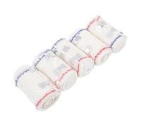 ZUNOXAZ 5Pcs White Spandex Sports Breathable Protective Wrap for Sports Injuries Leg Wounds Conforming Medical Use Durable and Comfortable