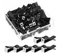 ZUNOXAZ 60 Pcs Metal Car Air Vent Clips for Perfume Diffuser Flat Design Auto Air Vent Clips for Car Aroma Decoration