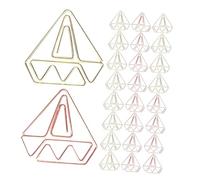 ZUNOXAZ 60pcs Decorative Metal Paper Clips Shiny Rose Gold Gold Mini Bookmarks for Office School Crafts Scrapbooking Invitations Compact Colored Clips for Notes and Files Organization