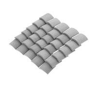 ZUNOXAZ 60pcs Miniature Roof Tiles Model for Doll House Decor Smooth Surface Decorative Tiny Roof Tile Set for DIY Mini House and Elegant Building Supplies