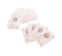 ZUNOXAZ 64pcs I Ching Divination Cards Complete Hexagram with Chinese Wealth Coin Design for Spiritual Guidance Meditation and Learning Understand Tool for Beginners and Experts