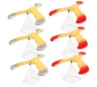 ZUNOXAZ 6pcs Balance Eagle Educational for Early Learning Plastic Birds Stimulates Curiosity and Exploration Compact Easy to Play for Boys Random Color