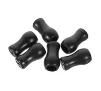 ZUNOXAZ 6pcs Black PVC Blind Cord Pull Knobs Window Blind Cord Tassels Ends DIY Installation Accessories
