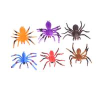 ZUNOXAZ 6pcs Color Changing Resin Fake Spiders for Water Activated Halloween Spider Safe Friendly Material Portable and Prank Props