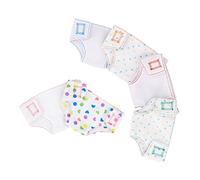 ZUNOXAZ 6pcs Doll Diapers Set Nappies for Dolls for Pretend Play and Parenting Practice Gift