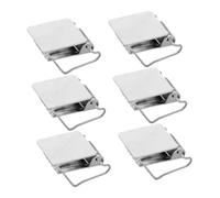 ZUNOXAZ 6pcs Heavy Duty Rug Hangers for Walls Carpet Grippers for Indoor Semi Outdoor Use Quick Setup Decorative Clips for Blankets Drapes Textile Artwork Display Compatibility