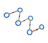 ZUNOXAZ 6pcs Leash Walking Rope Ring for Kindergarten Preschool Safety Outdoor Use Daycare Walking Harness to Prevent Lost Suitable for Group Activities and Park Outings