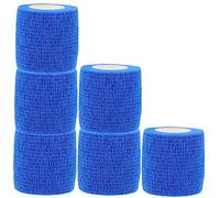 ZUNOXAZ 6Pcs Self Adhesive Pet Bandages Portable Multi Function Dog Wraps for Paw Protection Sports Injury Support