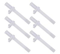 ZUNOXAZ 6pcs Silicone Straw Nozzles Universal Snug Bottle Replacement Mouthpiece Reusable Safe White Elegant Design for Fitness Conscious Water Bottle Use