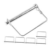 ZUNOXAZ 6pcs Trailer Hitch Coupler Pins Square Locking Safety Pins for Tow Hitch Applications Easy Installation Anti-theft Secure Fit for Various Trailers