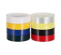ZUNOXAZ 8 Colors Marking Tape Set 25Mm X 20.1M Each, Self-Adhesive Colorful Crafting Tape for Arts and Crafts, Scrapbooking, School and Teacher Supplies, ’ Stationery and Whiteboard Use