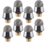 ZUNOXAZ 8 Pcs Stylus Replacement Tips M5 Thread Silver Fiber Mesh | Touchscreen Tablet and Threaded Stylus Pens, Smooth Contact, Note Taking, Remote Work, 8 Pack