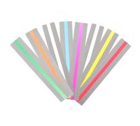 ZUNOXAZ 8pcs Colored Reading Tracking Strips Overlays Bookmark for Books Visual Guide for Students and Professionals Highlight Reading Position to Focus and Efficiency
