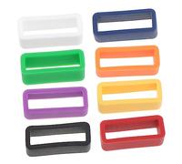 ZUNOXAZ 8pcs for Watch Band Buckle Ring Black Practical Ring Loop Holder for Watch Strap and Wh Band Loops