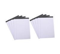 ZUNOXAZ 8PCS Legal Notepads Wide Ruled Lined Paper Tearable Memo Pads Portable Pocket Notebooks for Law Professionals Office School Business Each