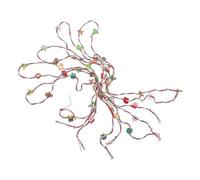 ZUNOXAZ 8pcs Miniature Christmas Wreath Garland Realistic Xmas Decor for Dollhouse Mini DIY Holiday Village Scene Accessories with Berries for Fireplace and Party