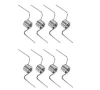 ZUNOXAZ 8Pcs Refrigerator Door Spring Replacement, Fridge Divider Support Spring, Refrigerator Door Component for Freezer Repair in Home Kitchen Appliances
