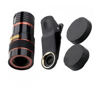 ZUNOXAZ 8x Telephoto Lens Plastic and Glass Material for Smartphone with Adjustable Focal Length Easy to Install Clip-on Zoom Lens for Mobile Phone Photography
