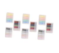 ZUNOXAZ 9 Sets Colored Page Marker Tabs Multi Functional Index Stickers for Books and Notes Writable Removable Non Damaging Labels for Office and Study Organization