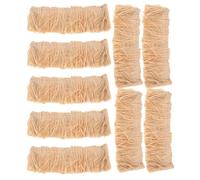 ZUNOXAZ 9pcs Artificial Thatch Grass Roof for Miniature Roofs Thatch Roll for Model House Simulated for Dollhouse Straw Roofing for Event Decorations
