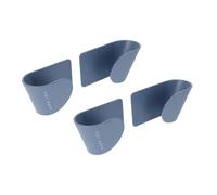 ZUNOXAZ Abs Pot Lid Holder Rack Blue Kitchen Storage Stand for Pot Covers and Cutting Boards Self-adhesive Space-saving Organizer for Wall and Tile Surfaces