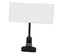 ZUNOXAZ Adjustable Convex Security Mirror for Computer Monitor and Desk Black Frame Cubicle Rear View for Personal Safety and Office Surveillance