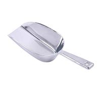 ZUNOXAZ Aluminium Alloy Ice Scoop Multipurpose Food with Ergonomic Handle for Ice Cubes Flour Grains French Fries Easy to Clean Small for Home Use