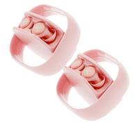 ZUNOXAZ Anti-Noise Silicone Ear Plugs 4pcs 2 Sets with Storage Case, Double-Layer Soft Sleeping Earplugs for Women, Sound Blocking and Noise Cancelling for Travel, Study, and Snoring Reduction