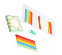 ZUNOXAZ Arithmetic Rods Math Learning Wooden Counting Sticks for Early Education Safe Polished Material Enhancing Logical Thinking Skills Suitable for Preschoolers