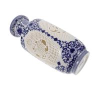 ZUNOXAZ Blue and White Vase Porcelain Decorative Flower Container Traditional Chinese Style Made in Jingdezhen, Easy to Clean for Home Decor or Office Decor