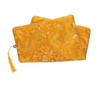 ZUNOXAZ Book Storage Zipper Bag 24x34cm Yellow Dragon Pattern Anti-Scratch Notebook Storage Pouch Portable Pen Organizer Suitable for Stationery and Bible Carrying