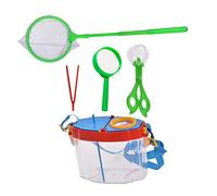 ZUNOXAZ Bug Observation Box with Magnifier Transparent Insect Catcher Kit for Outdoor Exploration Stem Nature Science for Boys and Removable Cleaning Case for Dragonflies and Butterflies