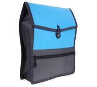 ZUNOXAZ Canvas Document Organizer Bag Zipper File Holder for Important Contracts Receipts Cards High Capacity Vertical File Folder for Office and Business Storage