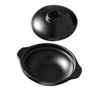 ZUNOXAZ Ceramic Casserole Pot for People Nonstick Stew and Soup Cooking Pot with Even Heat Transfer High Temperature Resistant for Home and Restaurant Use Easy to Handle