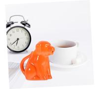 ZUNOXAZ Ceramic Creamer Pitcher with Handle Dog Shaped Milk Jug Lightweight Sauce Pourer Home Kitchen Use Easy Control Spout for Tea and Gravy Serving