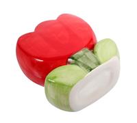 ZUNOXAZ Ceramic Tulip Flower Pen Holder Desktop Organizer Lightweight Pencil Storage Container for Office Bedroom Makeup Brush Storage Decorative Sundries Holder