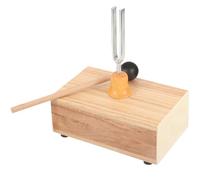 ZUNOXAZ Chakra Tuning Fork Set with Resonance Box and Wooden Hammer for Sound Therapy Yoga Meditation and Physics Experiments Acoustic Instrument with Stable Base