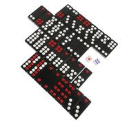 ZUNOXAZ Chinese Paigow Game Engraved Tiles Traditional Chinese Domino Party Game for Home Travel Outdoor Entertainment