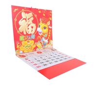 ZUNOXAZ Chinese Traditional Paper Calendar Horse Year Tearable Lunar Daily Planner with Multi Country Holidays for Family Office Wall Hanging Decor