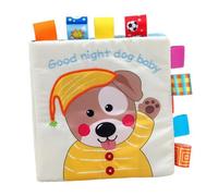 ZUNOXAZ Cloth Book Soft Fabric Educational Learning Book Puppy Goodnight Puzzle Sensory Early Development Washable
